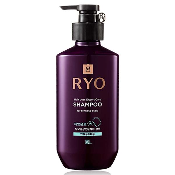 Шампунь против выпадения волос для чувствительной кожи головы Ryo Hair Loss Care Shampoo For Sensitive Scalp 400 мл 