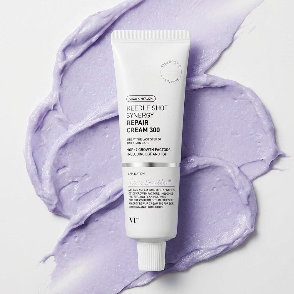 Успокаивающий восстанавливающий крем с EGF и микроиглами VT Cosmetics Reedle Shot Synergy Repair Cream 300 50 мл
