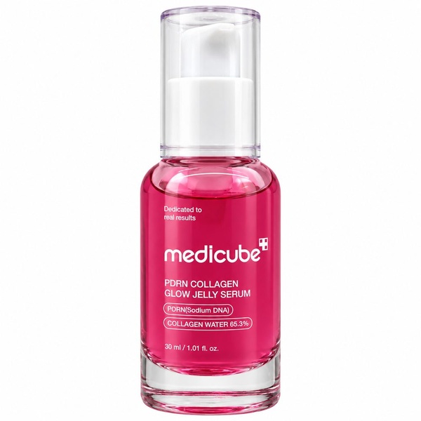 Гелевая сыворотка для лица с коллагеном и ПДРН Medicube PDRN Collagen Glow Jelly Serum 30 мл