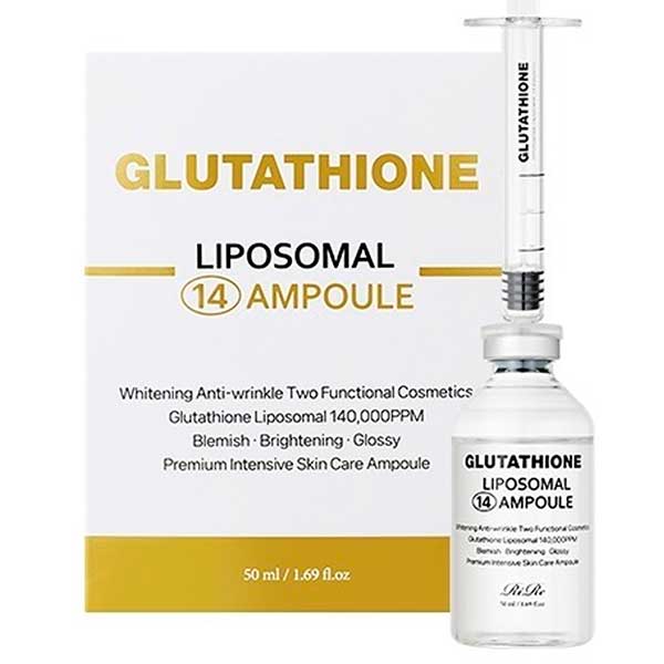 Сыворотка для лица от пигментации с глутатионом RiRe Glutathione Liposomal Ampoule 50 мл