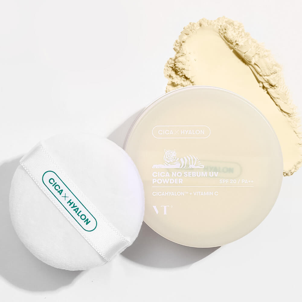 Матирующая рассыпчатая пудра для лица с экстрактом центеллы VT Cica No Sebum Uv Powder 5 г