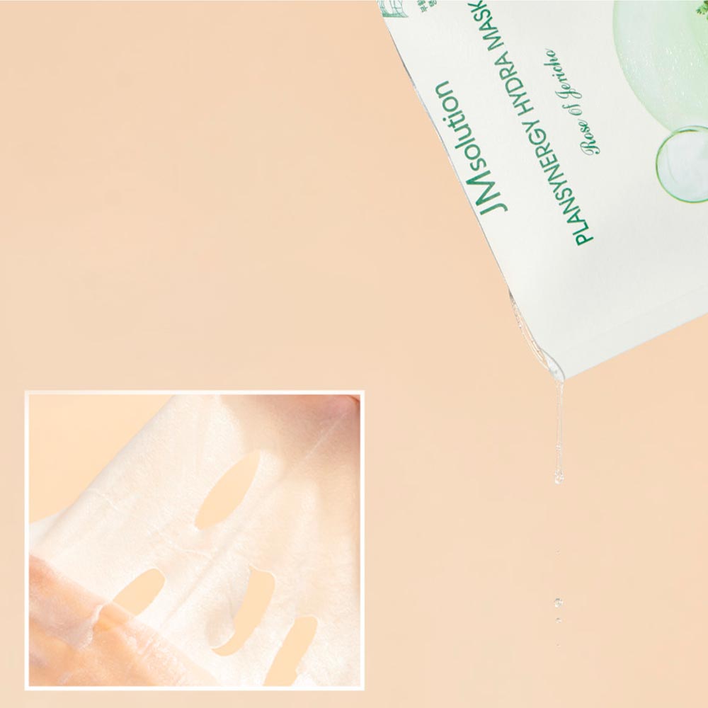 Увлажняющая тканевая маска с экстрактом розы Иерхона JMsolution Plansynergy Hydra Mask Rosa Of Jericho 30 мл