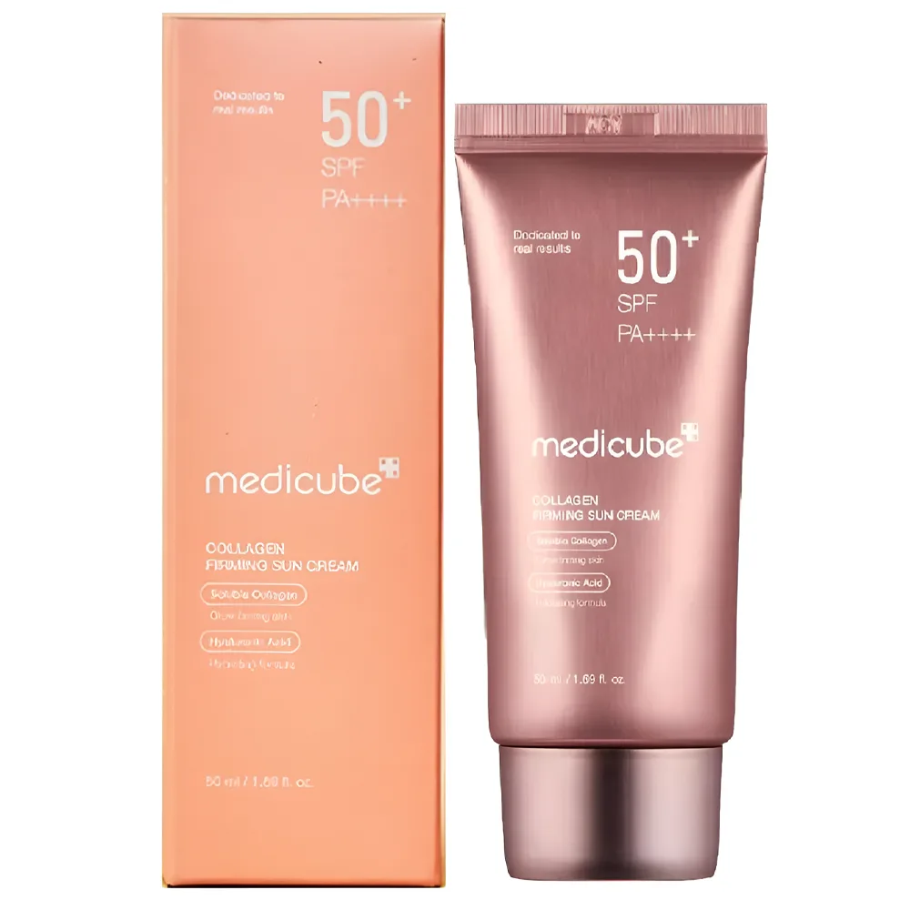 Солнцезащитный крем с коллагеном Medicube Collagen Firming Sun Cream 50+SPF PA++++ 50 мл