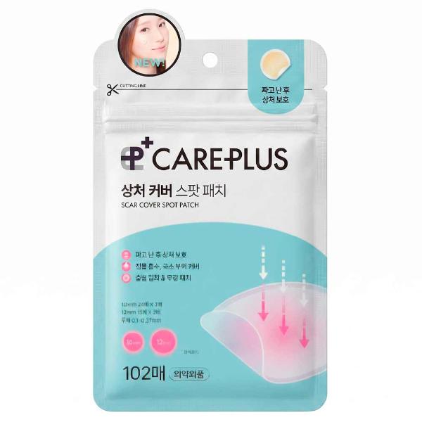 Локальные патчи от воспалений OLIVE YOUNG Care Plus Scar Cover Spot Patch 102 шт