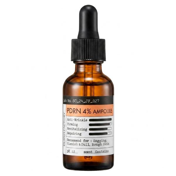 Антивозрастная сыворотка для лица с 4% ПДРН и протеинами пшеницы Derma Factory PDRN 4% Ampoule 30 мл