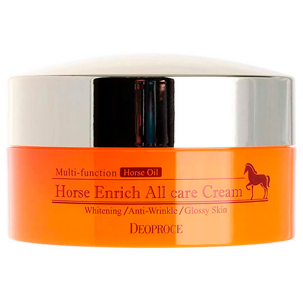 Мультифункциональный крем для лица с лошадиным жиром Deoproce Horse Enrich All Care Cream 100 г