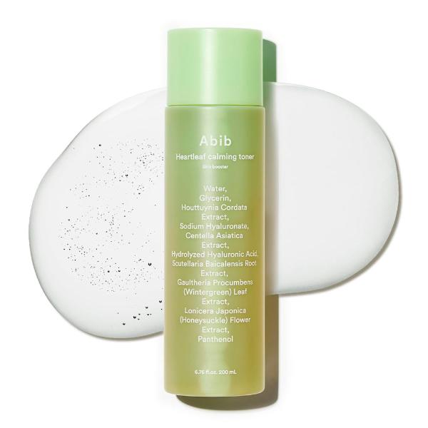 Успокаивающее средство-тонер для лица с экстрактом хауттюйнии Abib Heartleaf Calming Toner Skin Booster 200 мл