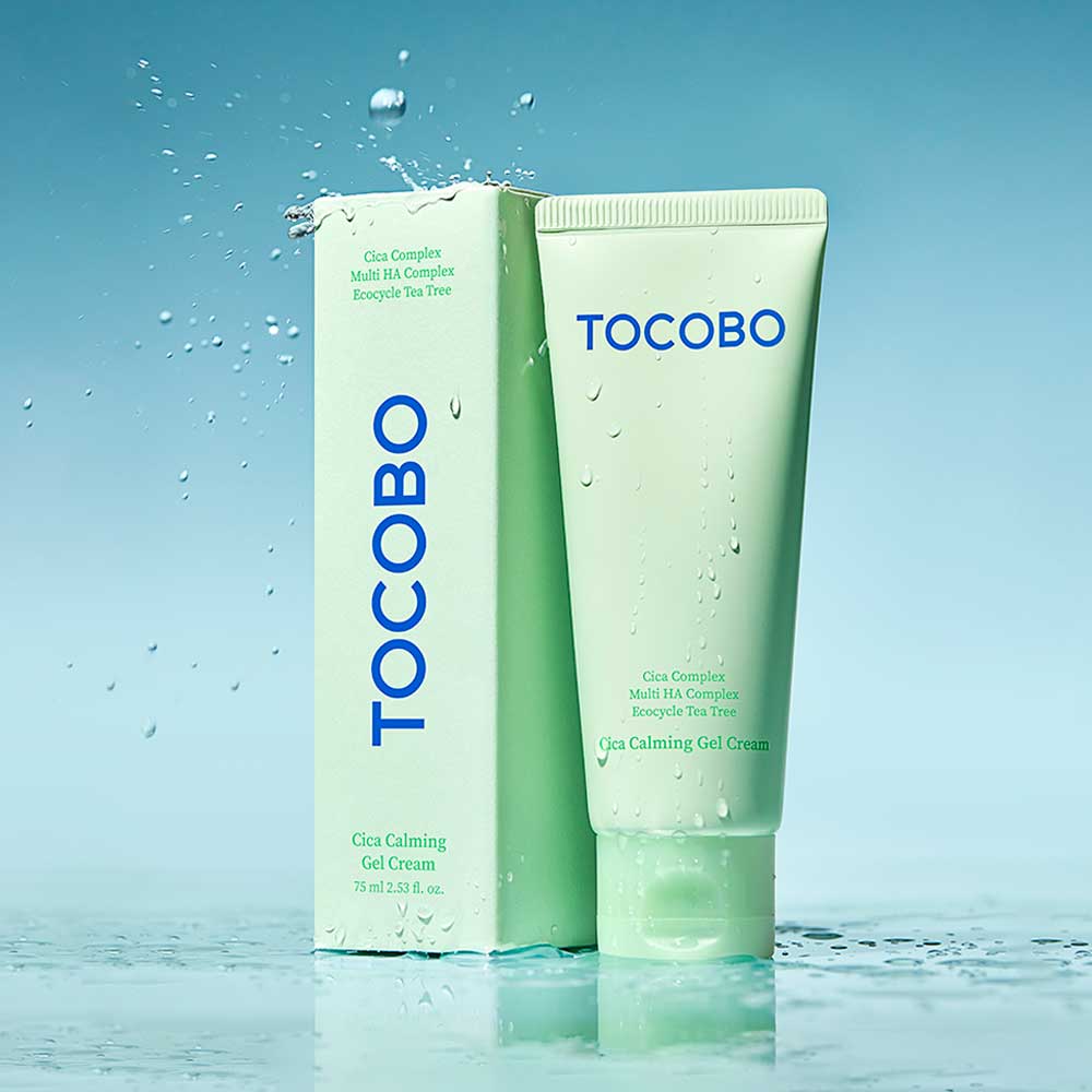 Успокаивающий гель-крем для лица с экстрактом центеллы TOCOBO Cica Calming Gel Cream 75 мл