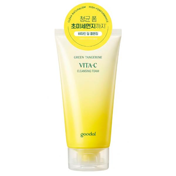 Осветляющая пенка для умывания с танжерином Goodal Green Tangerine Vita C Cleansing Foam 150 мл