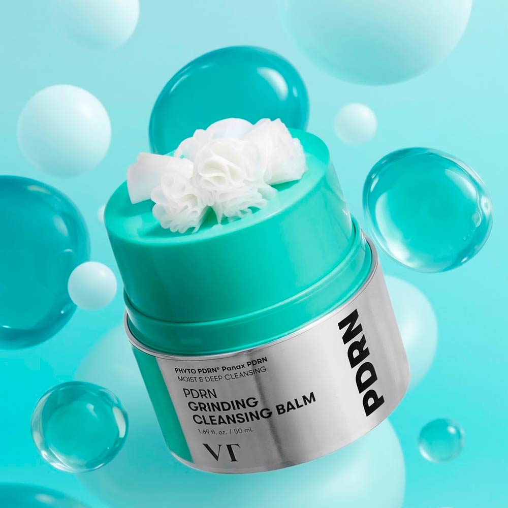 Гидрофильный бальзам с ПДРН для очищения кожи лица VT Cosmetics PDRN Grinding Cleansing Balm 50 мл