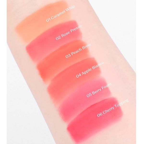 Пигмент-тинт для губ с матовым бархатистым финишем The Saem Saemmys Crema Velvet Tint 04 Apple Bianco 3,2 г
