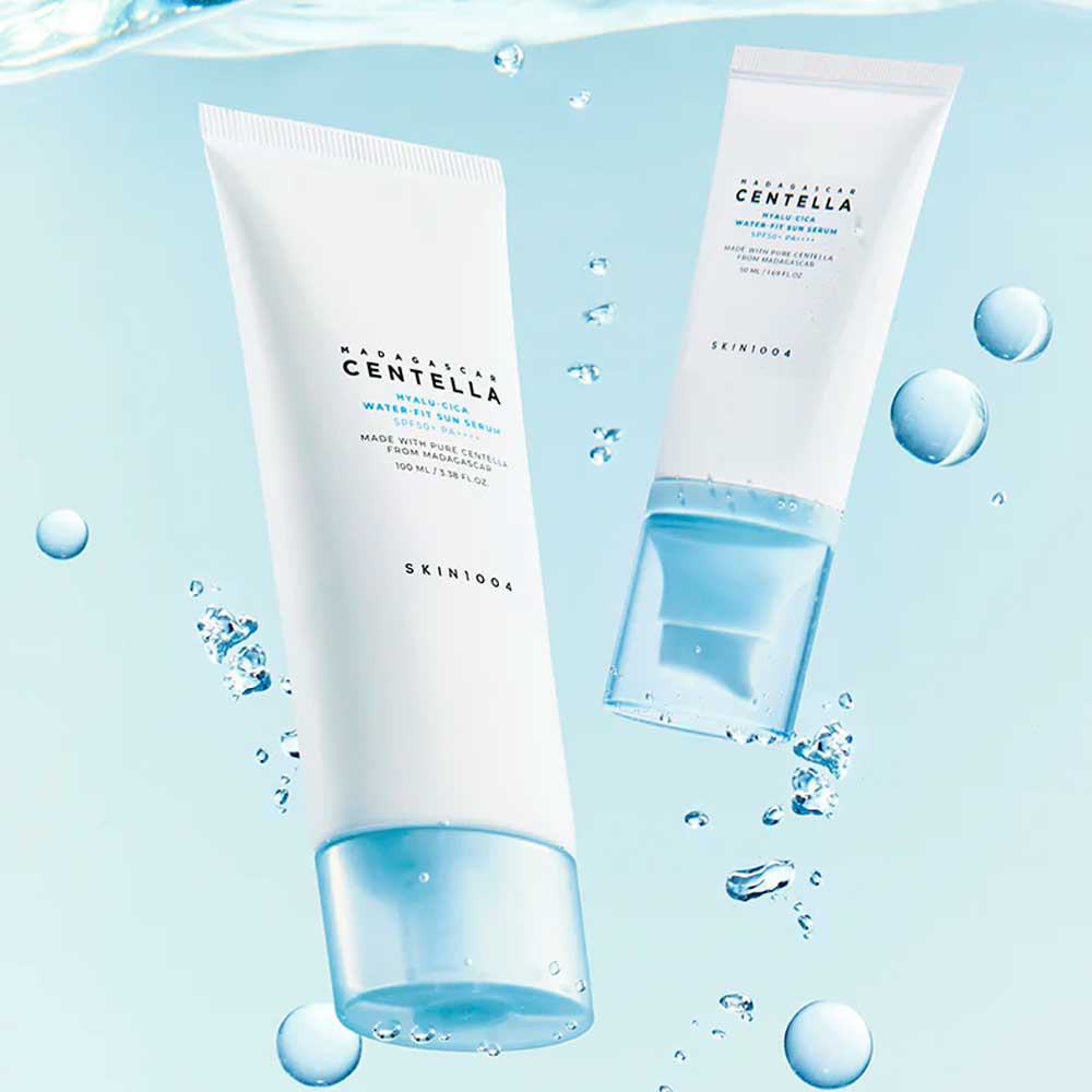 Солнцезащитная сыворотка c центеллой SKIN1004 Madagascar Centella Hyalu-Cica Water-Fit Sun Serum SPF50+ PA+++ 50 мл