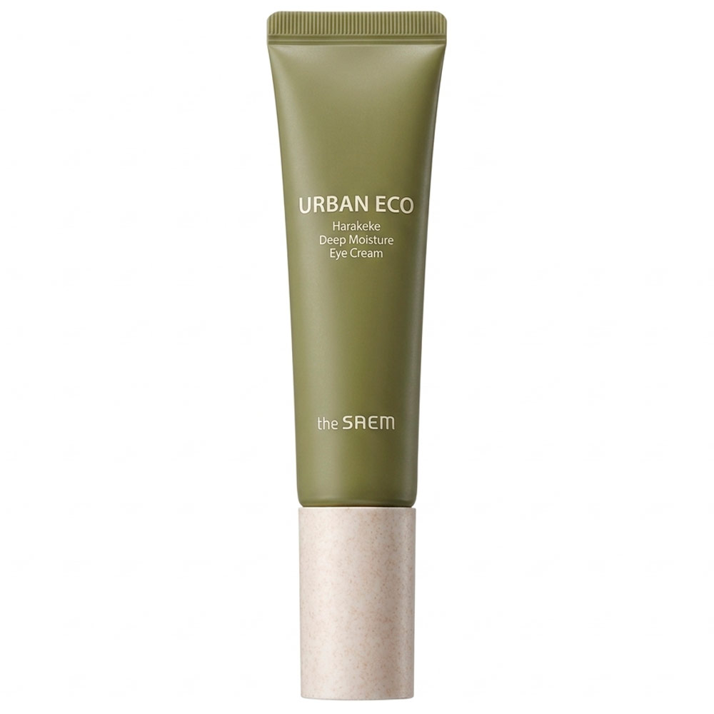 Увлажняющий крем для кожи вокруг глаз с новозеландским льном The Saem Urban Eco Harakeke Deep Moisture Eye Cream 30 мл