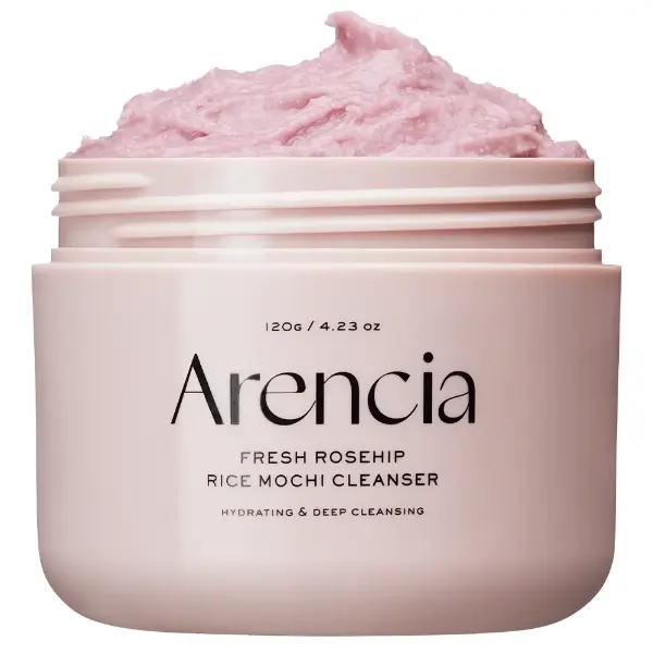 Мультиклинзер 3в1 для глубокого очищения кожи с шиповника и риса Arencia Fresh Rosehip Rice Mochi Cleanser 120 г