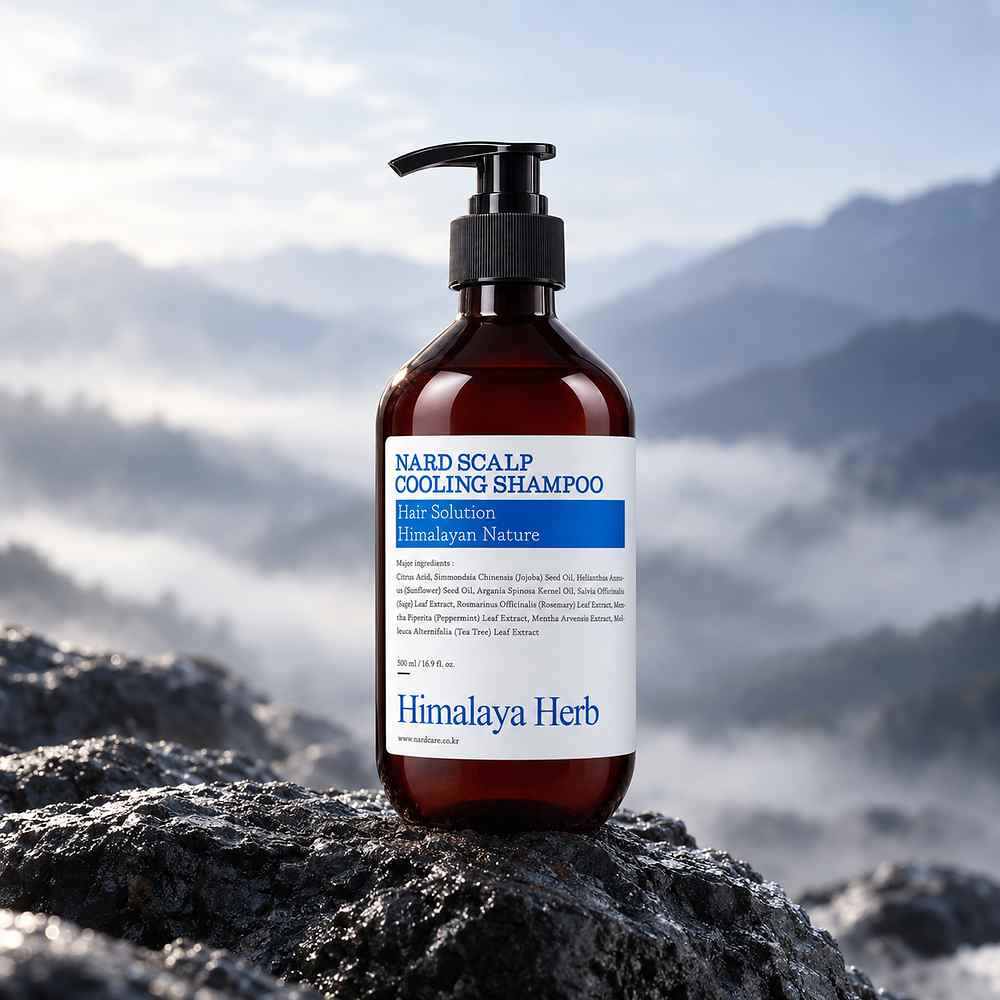 Шампунь для волос охлаждающий для чувствительной кожи головы NARD Scalp Cooling Shampoo 500 мл