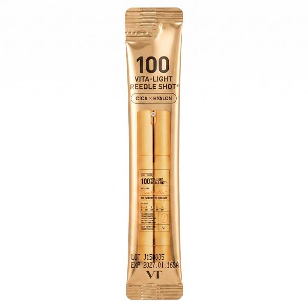 Бустер сыворотка для лица с микроиглами и витамином C VT Cosmetics Vita-Light Reedle Shot 100 2 мл