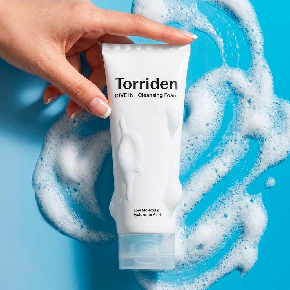 Гипоаллергенная пенка для умывания Torriden Dive In Low Molecular Hyaluronic Acid Cleansing Foam 150 мл