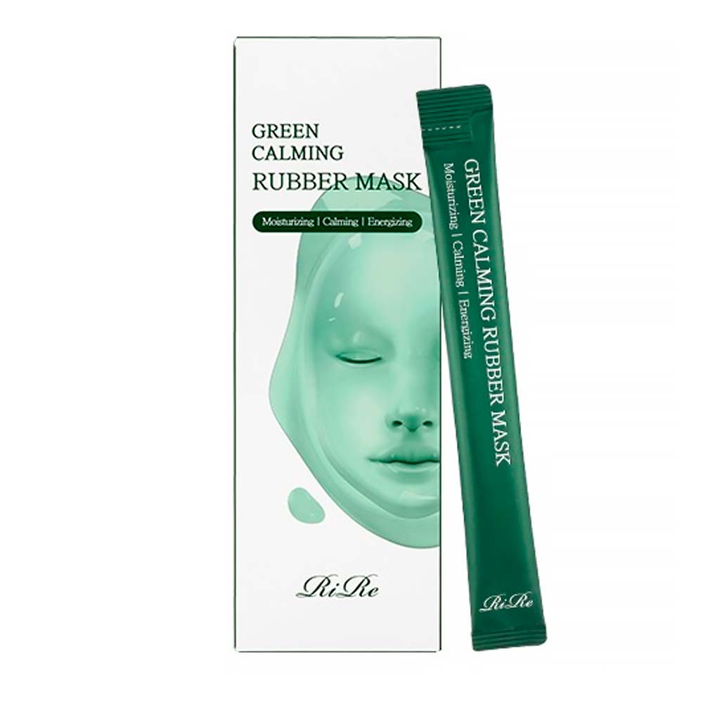 Набор альгинатных масок для лица RiRe Green Calming Rubber Mask 1 упаковка (10 шт х 15 г)