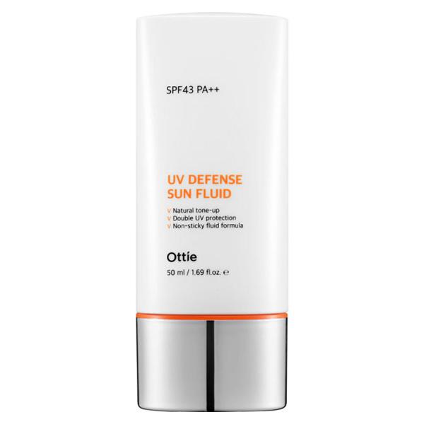 Водостойкий солнцезащитный флюид для лица и тела Ottie UV Defense Sun Fluid SPF43 PA++  50 мл