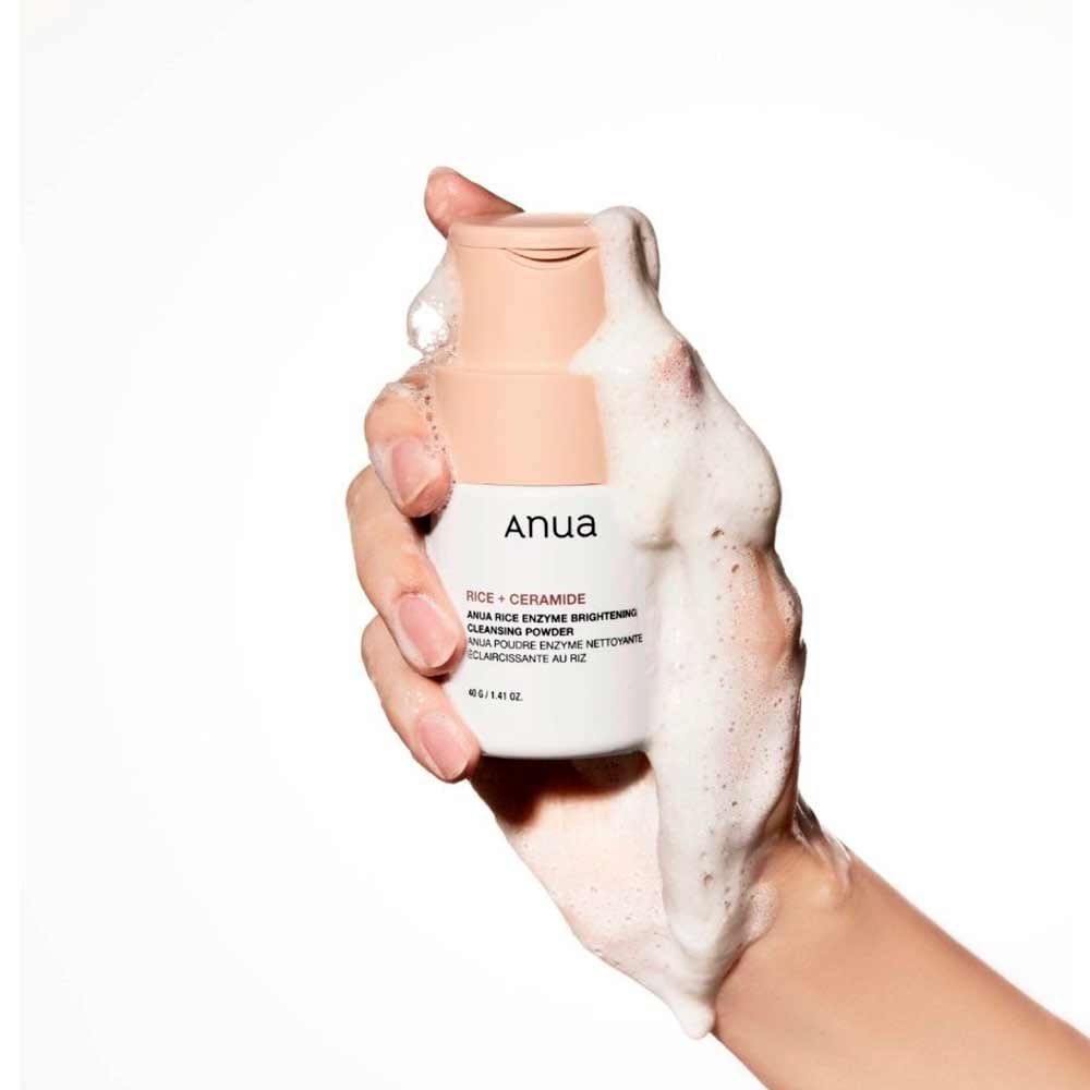 Энзимная пудра для умывания с ферментами из рисовых отрубей Anua Rice Enzyme Brightening Cleansing Powder 40 г