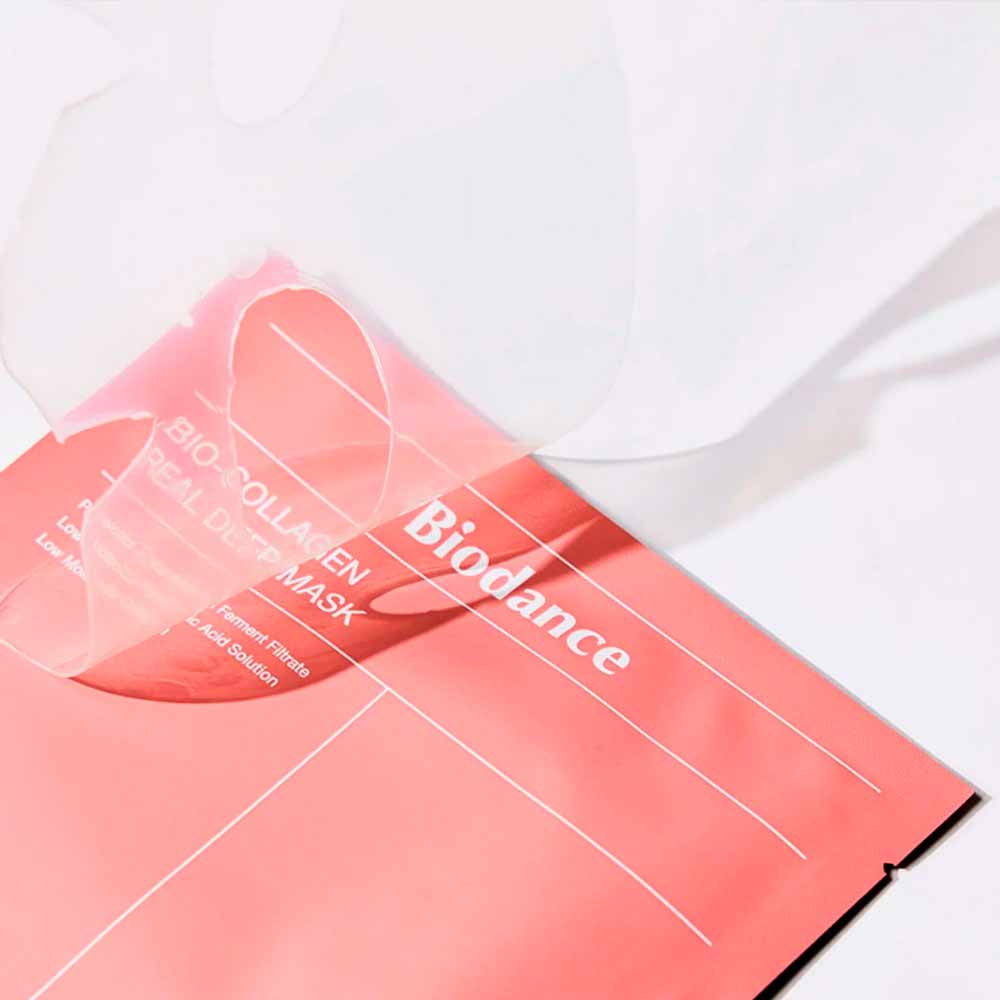 Ночная гидрогелевая маска с коллагеном для эластичности кожи Biodance Bio-Collagen Real Deep Mask 34 г