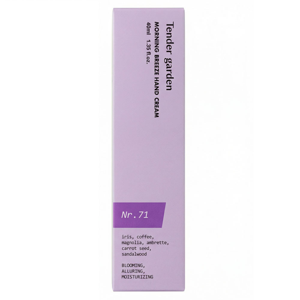 Парфюмированный крем для рук Tender Garden Morning Breeze Hand Cream Nr. 71 Ambery Woody 40 мл