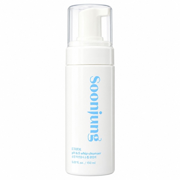 Пенка-мусс для умывания для чувствительной кожи Etude House Soon Jung pH 6.5 Whip Cleanser 150 мл