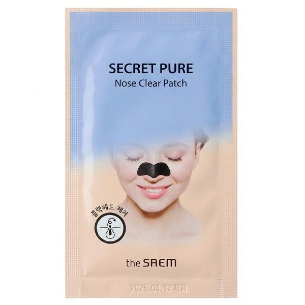 Маска-патч для носа от черных точек The Saem Secret Pure Nose Clear Patch 3 г х 1 шт