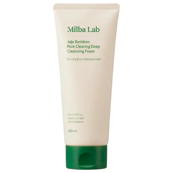 Пенка для глубокого очищения пор Milba Lab Jeju Bamboo Pore Clearing Deep Cleansing Foam 200 мл