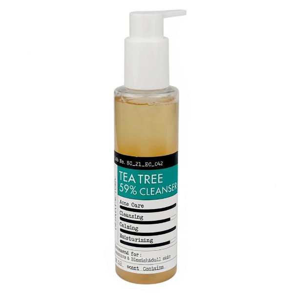 Гель для умывания с экстрактом чайного дерева Derma Factory Tea Tree 59% Cleanser 150 мл