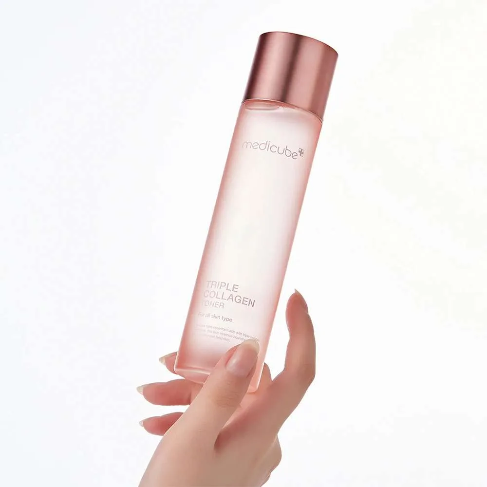 Антивозрастное средство-тонер для лица с тройным коллагеном Medicube Triple Collagen Toner 4.0 140 мл