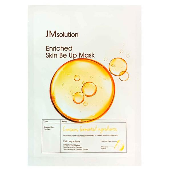 Восстанавливающая тканевая маска с лизатом бифидобактерий JMsolution Enriched Skin Be Up Mask 30 мл