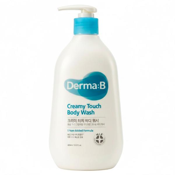 Ламеллярный крем-гель для душа Derma:B Creamy Touch Body Wash 400 мл
