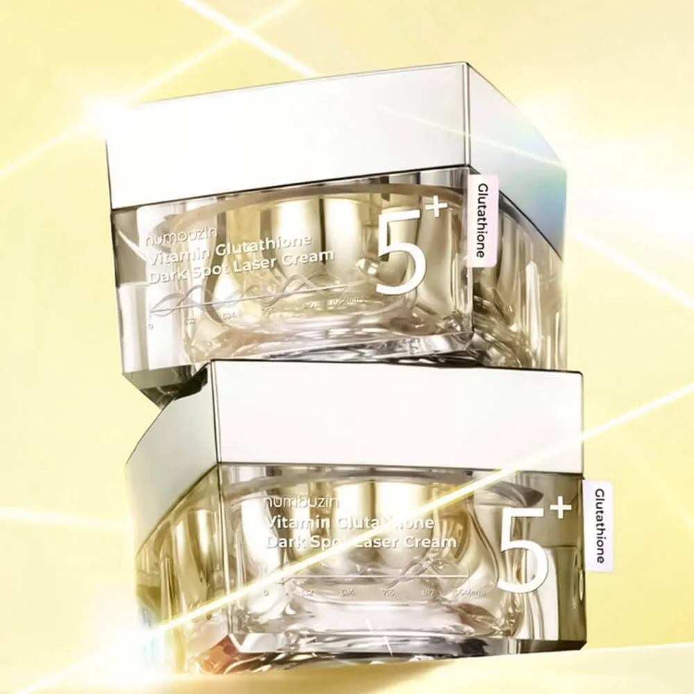Антиоксидантный крем для лица с глутатионом от пигментации Numbuzin No.5+ Vitamin Glutathione Dark Spot Laser Cream 50 мл