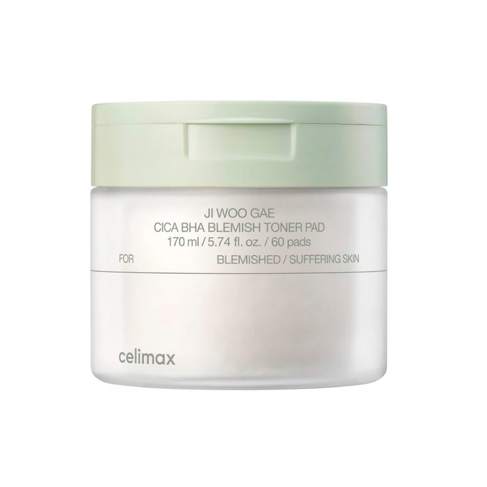 Очищающие тонизирующие диски-пэды для снятия макияжа Celimax Ji Woo Gae One Step Mild Cleansing Pad 60 шт 225 мл