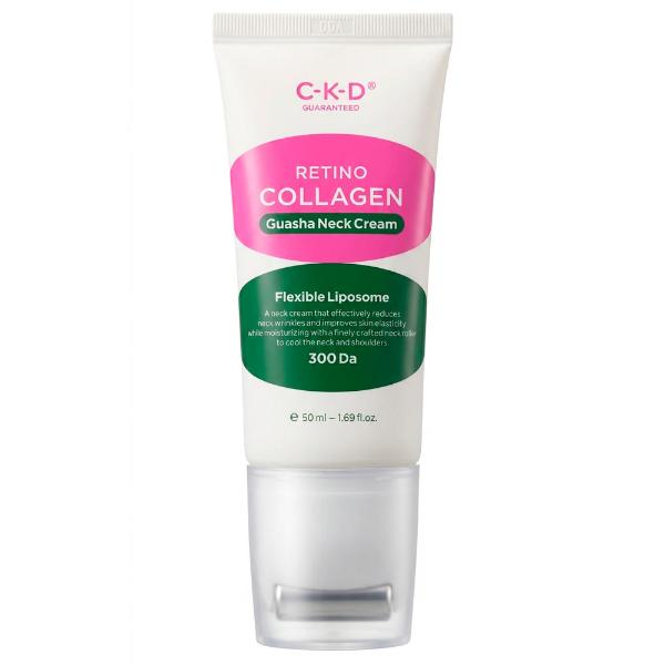 Роликовый крем для массажа шеи с ретиналем CKD Retino Collagen Small Molecule 300 Guasha Neck Cream 50 мл