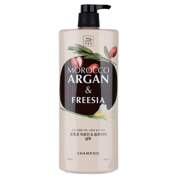 Шампунь для волос с марокканским аргановым маслом Mise En Scene Morocco Argan&Freesia Shampoo 1200 мл