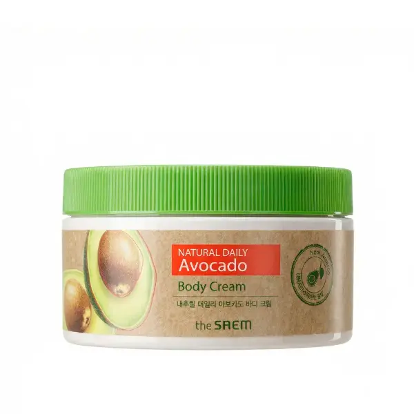 Питательный крем для тела с экстрактом авокадо The Saem Care Plus Avocado Body Cream 300 мл