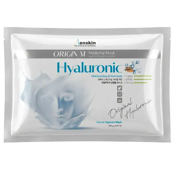 Маска на основе морских водорослей альгинатная с гиалуроновой кислотой Anskin Original Hyaluronic Modeling Mask 240 г