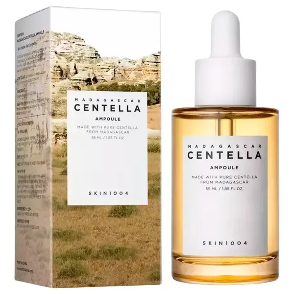 Успокаивающая ампульная сыворотка для лица с центеллой азиатской SKIN1004 Madagascar Centella Ampoule 55 мл