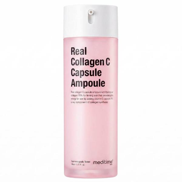 Коллагеновая капсульная сыворотка для лица с витамином С Meditime Neo Real Collagen C Capsule Ampoule 33 мл