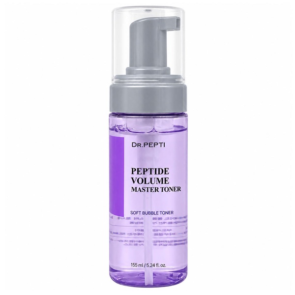 Укрепляющее средство-тонер для лица с мягкими пузырьками Dr. Pepti Peptide Volume Master Toner 155 мл