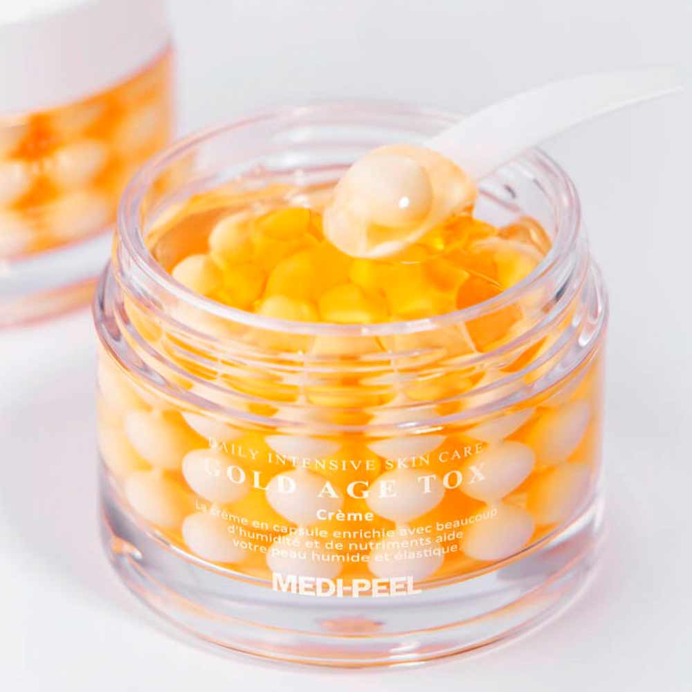 Антивозрастной капсульный крем с экстрактом золотого шелкопряда Medi-Peel Gold Age Tox Cream 50 мл
