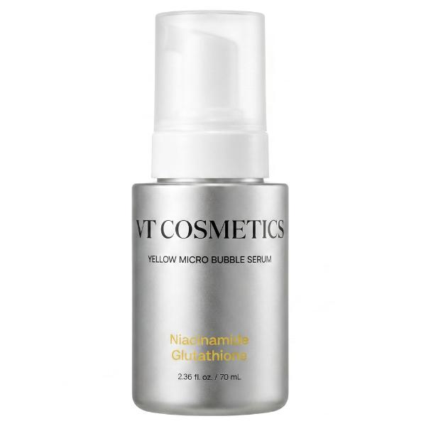 Пузырьковая сыворотка для лица с ниацинамидом VT Cosmetics Niacinamide Glutathione Yellow Micro Bubble Serum 70 мл