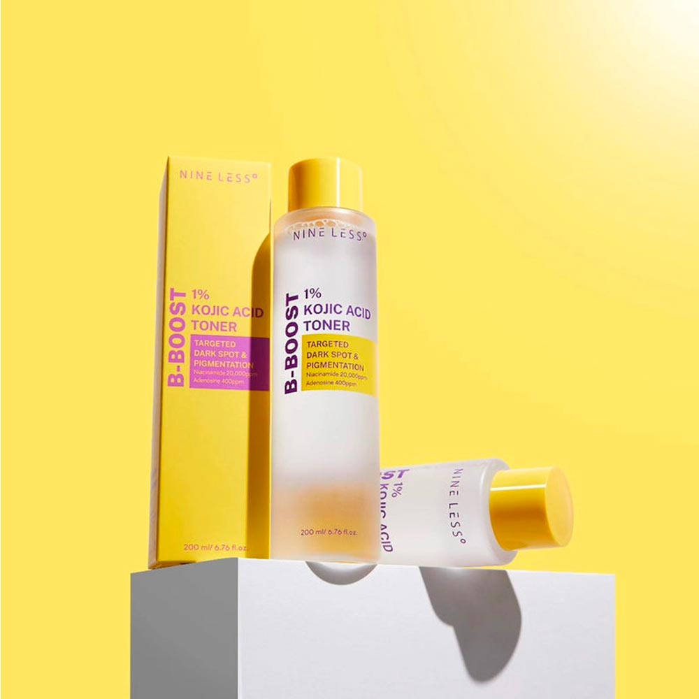 Осветляющее средство-тонер для лица Nineless B-Boost 1% Kojic Acid Toner 200 мл