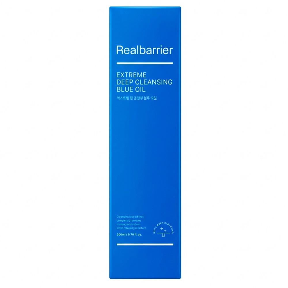 Гидрофильное масло для чувствительной кожи лица Real Barrier Extreme Deep Cleansing Blue Oil 200 мл