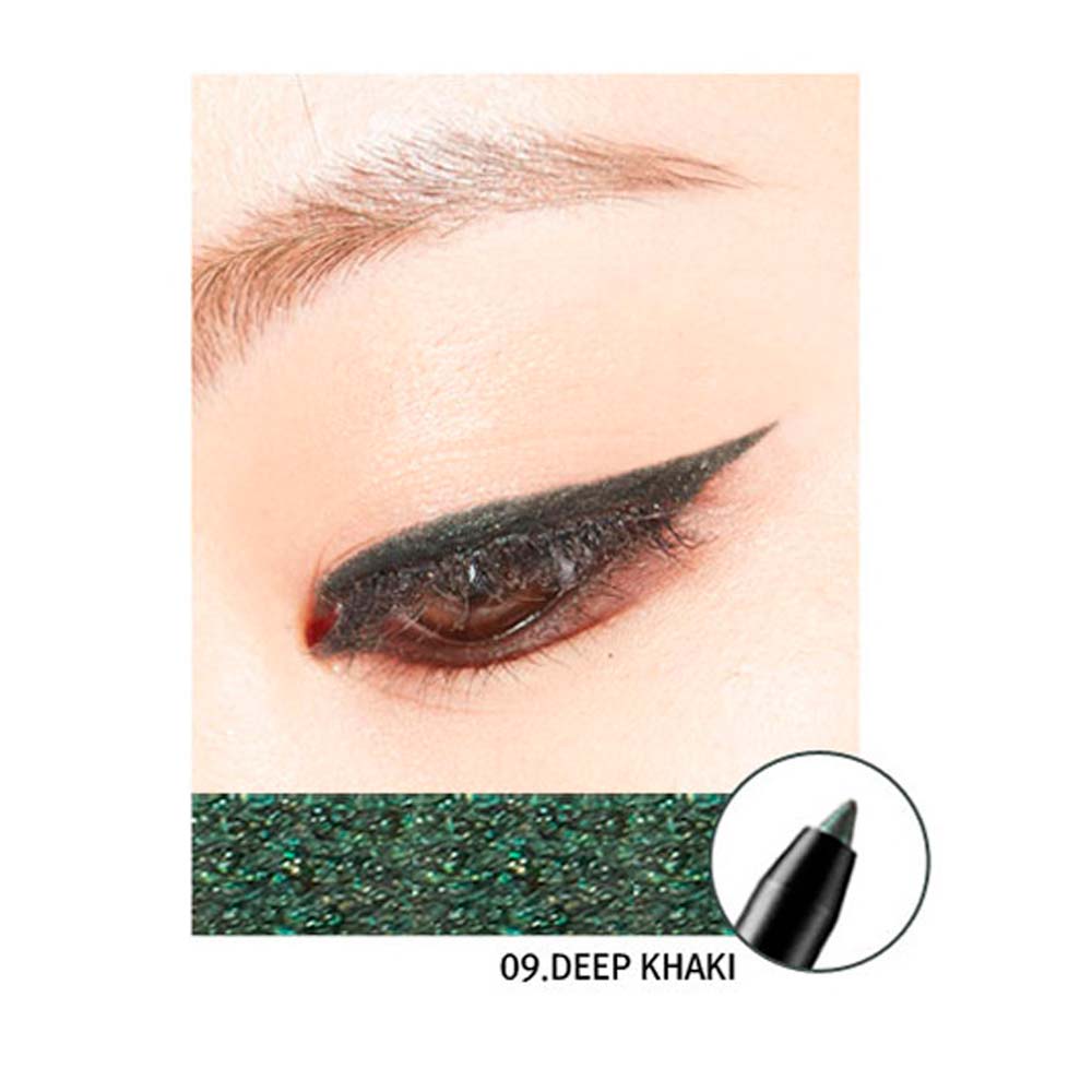 Карандаш для глаз гелевый RiRe Luxe Gel Eyeliner 09 Deep Khaki 0,5 г