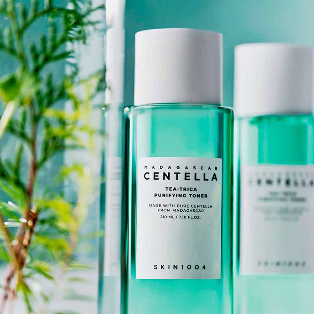 Противовоспалительное средство-тонер для лица с чайным деревом SKIN1004 Madagascar Centella Tea Trica Purifying Toner 210 мл