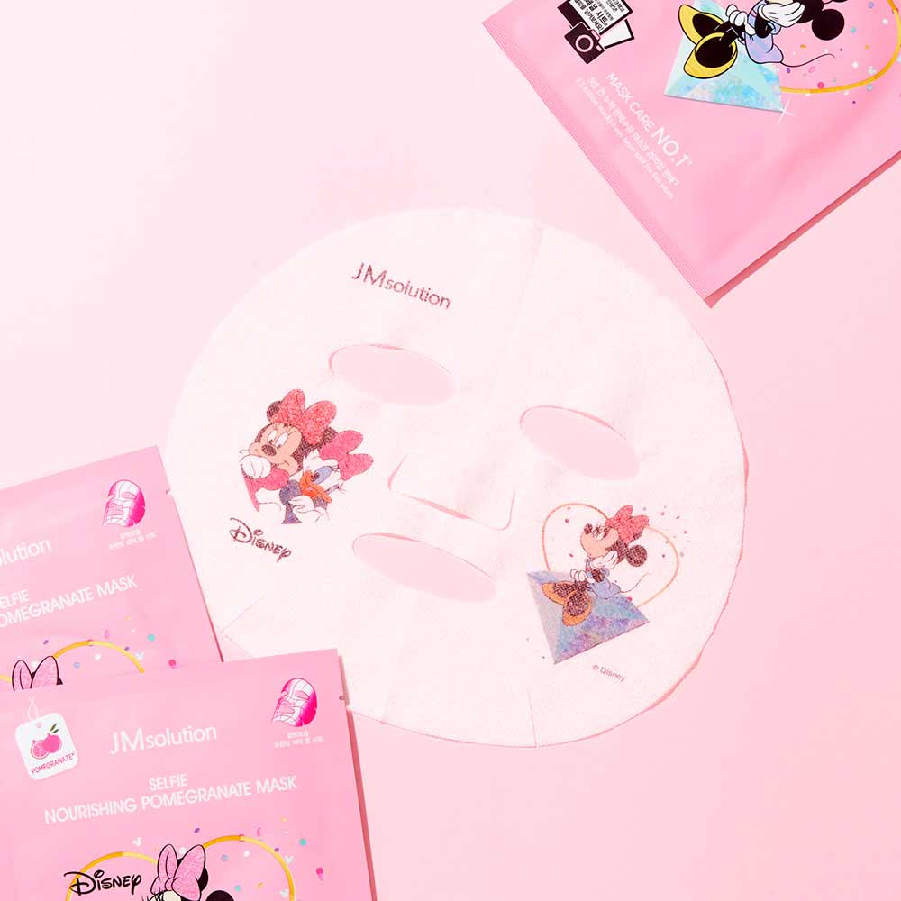 Тонизирующая тканевая маска с экстрактом граната JMsolution Disney Collection Selfie Nourishing Pomegranate Mask 30 мл