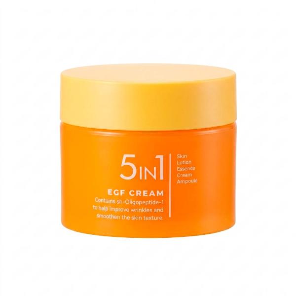Универсальный крем для лица с комплексом пептидов Pretty Skin 5 in 1 Skin EGF Cream 50 мл
